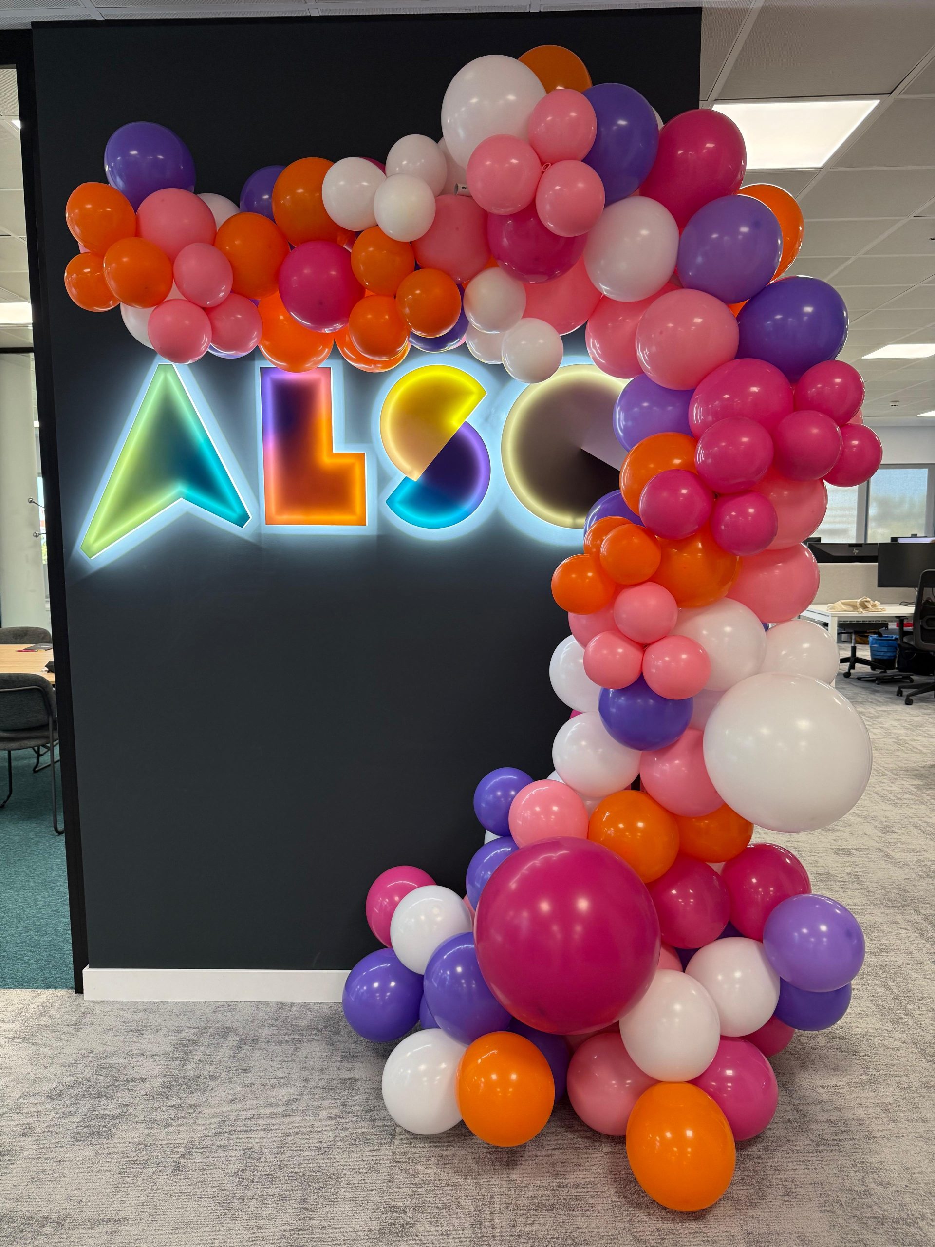 Decoración con globos con personalidad